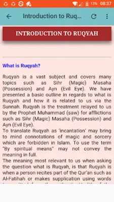 Ruqyah Al Shariah Mp3 android App screenshot 2