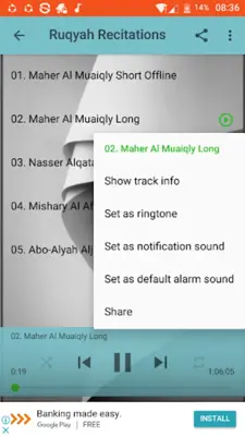 Ruqyah Al Shariah Mp3 android App screenshot 4