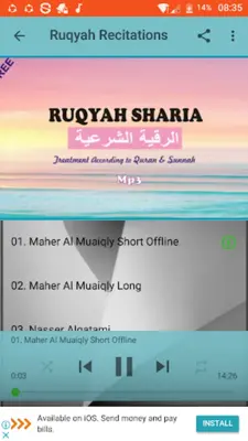 Ruqyah Al Shariah Mp3 android App screenshot 6